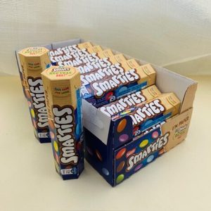 Chocolats SMARTIESS 25 Mini Boîtes 250g / 8.8oz / Chocolats au Lait SMARTIESS Barre à Partager - Pack de 12 x 100G SMARTIESS Bonbons Originaux - Product Image 1