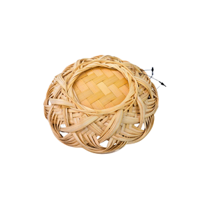 Dessous de plat en bambou tissé à la main résistant à la chaleur pour cuisine et table à manger - Product Image 6