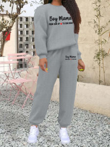 Sweat-shirt ample et confortable pour femmes avec épaules tombantes tendance et tissu en mélange de coton de qualité supérieure - Product Image 2