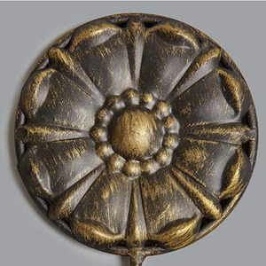 AK นาฬิกาแขวนผนังกลางแจ้งทองเหลือง, นาฬิกาแขวนโลหะกันสภาพอากาศประดับสวนนาฬิกาควอตซ์กลางแจ้งเลขโรมันสไตล์ยุโรปสำหรับบ้าน - Product Image 3