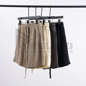 Polo <b>Shirt</b> with Short Set Plain <b>Waffle</b> Fabric 100% Cotton Jersey Men Short Set Heavyweight Multiple Color Blank Design - Product Image 4