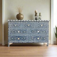 Commodes de chevet personnalisables en bois sculpté à la main avec incrustations de nacre, écologiques, modernes et de qualité supérieure, artisanat naturel