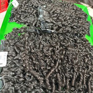 Extensiones de cabello humano vietnamita 100% más vendidas última tendencia estilo rizado onda profunda suelta onda recta sedosa tipo Clip-In - Product Image 1