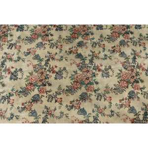 Clásico Beige rojo 5,9X9,4 pies área grande estilo Kilim alfombra turca respaldo de látex de lana abstracto 10mm para decoración de habitación de pasillo - Product Image 5