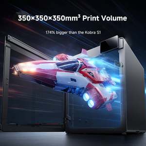 เครื่องพิมพ์สามมิติ Anycubic Kobra S1 Max ขนาดพื้นที่พิมพ์เรซิ่น 350*350*350 มม.³ พร้อมแท่นพิมพ์แบบมีระบบทำความร้อน และการเชื่อมต่อ Wifi - Product Image 2