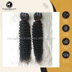 Extensiones de cabello virgen mongol 100% crudo sin procesar de alta calidad estándar del principal fabricante y exportador indio - Product Image 3