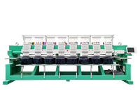 Machine à broder commerciale à 4 têtes pour casquettes et textiles plats - Système de broderie informatisé de pointe pour chapeaux et t-shirts, idéal pour les petites entreprises