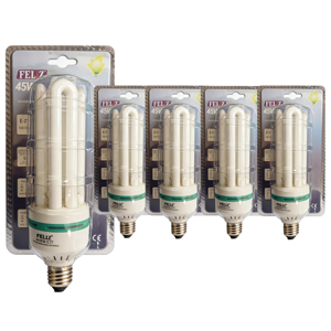 Bombilla LED DON FELIZ con Forma de Maíz, 4U, Bajo Consumo, Luz Fría/Blanca 6500K, Base Grande, 18/23/26/30/36/45W, Uso Residencial - Product Image 1