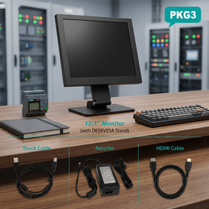 Best Selling Desktop Serial <b>Monitor</b> Touch Desktop RS232 <b>Monitor</b> 4:3 Desktop RS232 <b>Monitor</b> With Desktop <b>Stand</b> - Product Image 1