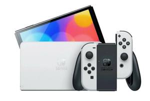 สวิตช์ nintendos ของแท้ใหม่ (รุ่น OLED) พร้อมคอนโซลจอยสติ๊กสีขาวพร้อมการรับประกันเต็มรูปแบบ - Product Image 2