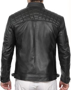 Veste en cuir pour homme, nouvelle conception 2025, vêtements d'hiver, veste en cuir tendance pour homme, veste en cuir noir à la mode - Product Image 4