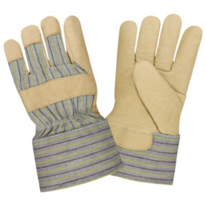 Guantes de Trabajo Canadienses de Primera Calidad, Cuero Vacuno, Antiestáticos, Transpirables y Duraderos para Seguridad en la Construcción e Industria - Product Image 3