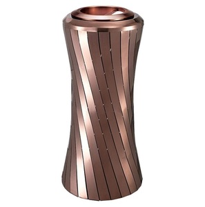 Cubo de almacenamiento de metal rectangular de latón AK con acabado dorado diseño moderno de lujo hecho a mano para decoración de restaurante y Hotel - Product Image 3