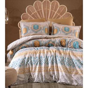 Ensemble de housse de couette double Clasy Ranforce Arnetti V1 Beige Premium Confort et style - Product Image 1