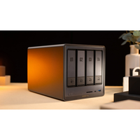 Ugreen DXP4800 Plus NAS sans disque à 4 baies, processeur Intel Gold 8505 5 cœurs, 8 Go de RAM DDR5, SSD 128 Go, 1 port 2.5GbE, 2 emplacements M.2 NVMe, prend en charge la 4K