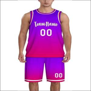Traje de baloncesto personalizado para hombres universitarios logotipo personalizado impreso American Jersey uniforme de equipo de juego logotipo personalizado uniforme de baloncesto - Product Image 4