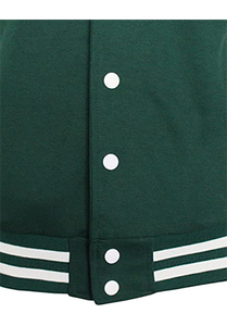 Chaqueta informal de invierno para hombre, abrigo universitario de béisbol de lana, logotipo personalizado, cuello levantado, Mangas de cuero, talla XL, venta al por mayor, ligera - Product Image 5