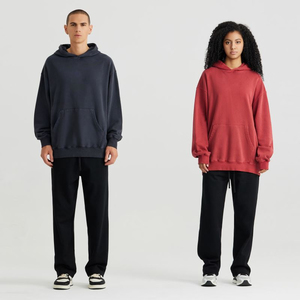 เสื้อฮู้ดดี้ผู้ชายแบบ unisex สำหรับฤดูหนาว 500GSM ผ้ายืดสแปนเด็กซ์/โพลีเอสเตอร์ ทรงปกติ ซักแล้ว ใส่สบาย สั่งทำได้ตามแบบ OEM สไตล์สตรีทแวร์ กระเป๋าดิจิตอล เป็นมิตรกับสิ่งแวดล้อม - Product Image 3