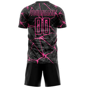 Uniforme de football pour homme, taille adulte, coupe régulière, service OEM unisexe, coupe confortable, uniforme de football de haute qualité, couleur unie - Product Image 3