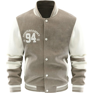 Veste universitaire chaude avec impression de logo personnalisé broderie style collège OEM ODM approvisionnement direct usine fabricant fournisseur - Product Image 1