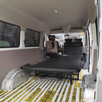 Système de lit pliant en cuir pour fourgon Ford Transit, banquette 3 places, confortable pour camping-car et autocaravane
