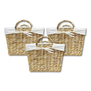 ตะกร้าผักตบชวาที่ทนทานและใช้งานได้หลากหลายจากเวียดนาม - Product Image 1