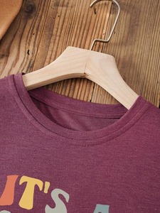 Camiseta estampada Puff para mujer Camiseta estampada Puff con logotipo personalizado para mujer - Product Image 6