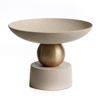 Nieuwe Gouden Aluminium Fruit Serveerschaal Voor Decoratie Dadels Chocolade Droge Vruchten Kommen Om Het Diner Te Verbeteren