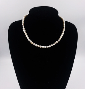 Collier de perles naturelles 42 cm Collier de pierres de naissance Alexandrite fait main - Product Image 2