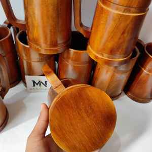 Mug en bois écologique, mug intelligent pour boissons chaudes, mug tendance pour les fêtes - Product Image 2