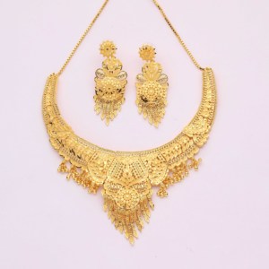 สร้อยคอรูปชุบทองเครื่องประดับแบบดั้งเดิมโอกาสพิเศษของขวัญสำหรับเธอทองแดงและทองเหลือง chapado En Oro laminado - Product Image 1