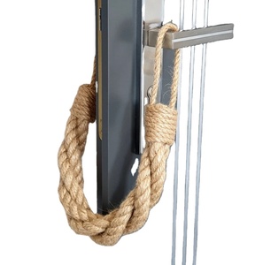 Door Animal <b>Stopper</b> - Industrial Holdbacks Door Stop Thick Rope - Braided Chunky Jute Rope - Nautical Decor - Product Image 1