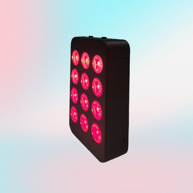 Azure Portable PDT 850nm 660nm Red Light Therapy Device Handheld Ultra-Thin Panel Therapeutic 12PCS LED Lamp US Plug for Home