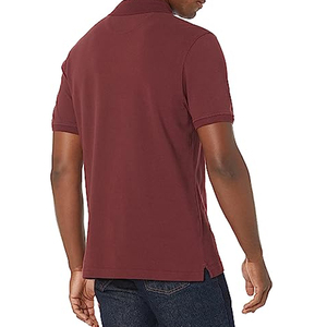 Golf pour hommes de haute qualité pour Polo T-Shirt 100% coton col roulé personnalisé brodé Anti-Camias Polyester tricoté tissu OEM - Product Image 4