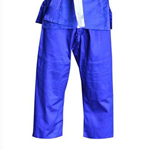 ชุดยูโดเด็กผ้าฝ้ายสีฟ้า100% - Product Image 3