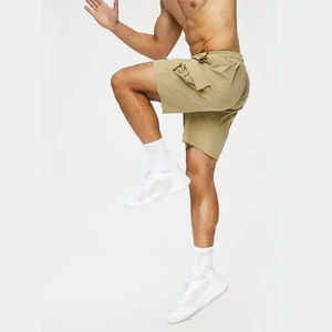 Summer Casual Mens <b>Shorts</b> <b>Slim</b> <b>Fit</b> Lightweight Straight <b>Cargo</b> Pocket - Product Image 5