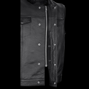 Chaleco de Cuero 100% de moda para hombre Ropa transpirable de buena calidad para invierno Nuevo diseño a un precio razonable - Product Image 4