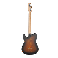 Slick Guitar SL51K Guitare électrique Aged Vintage Sunburst Dual Single Coil Pickups