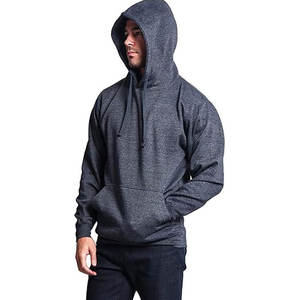 Sweat à capuche polaire poids parfait unisexe sweats à capuche de poche kangourou homme sweat à capuche polaire de qualité lourde pull sweats à capuche unis - Product Image 1