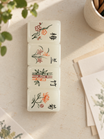 Tuiles de mahjong sur mesure, ensemble de 160 pièces en acrylique américain avec illustrations originales