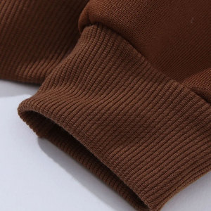 2024 New Design <b>Men's</b> High Quality Fleece Sweatshirts Solid 3D Pattern Winter Wear Plain Dyed Customized Logo Embroidery Hot - Product Image 6