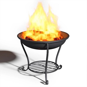 Nuevos accesorios de jardín de gran venta, chimenea de hoguera de hierro, hogar y jardín de hotel, diseño de tamaño personalizado, soporte de hoyos oscuros de fuego - Product Image 2