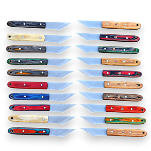 Cuchillo Utilitario de Grado Industrial Nordic Forge, Acero 12c27, Hoja Fija, Mango de Madera, Color Aleatorio, Funda de Cuero, EDC, Camping, Caza - Product Image 4