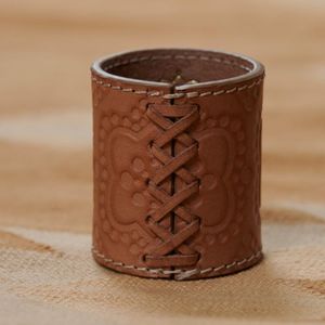 Servilleteros de cuero de alta calidad para casas de lujo, restaurantes y arreglos de mesas de boda con acabado natural - Product Image 5