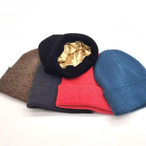 Wholesale Unisex Knitted Beanie <b>Hat</b> Winter Warm Soft Ribbed Knit Beanies Custom Logo Casual Streetwear <b>Cap</b> - Product Image 1