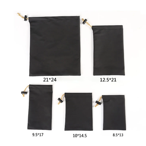 Dernière conception de sac à cordon de fitness en plein air en couleur unie en gros sac à cordon avec logo personnalisé unisexe - Product Image 4