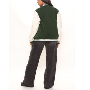Street Wear Chaquetas universitarias para mujer a precio barato Chaqueta de béisbol universitaria más vendida para mujer Invierno Mangas largas a prueba de viento - Product Image 4