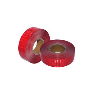 Ruban Réfléchissant 55mm X 50m Rouge Grade Diamant Prisme PET Vinyle Adhésif - Product Image 1