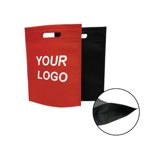 Custom Pink Nonwoven Shopping <b>Bag</b> with Patch Handle Reusable for Business Gift Use - Product Image 6