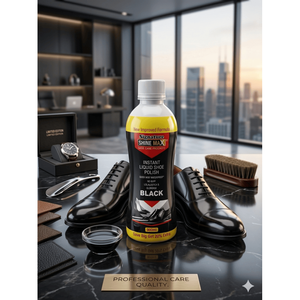 น้ำยาขัดรองเท้าสีดำแบบน้ำ แห้งเร็ว กันน้ำ ไม่ต้องขัด 900 มล. แบรนด์ส่วนตัว - Product Image 5